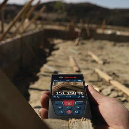 Bosch GLM400CL Blaze Outdoor Laser Measure with Camera, 400'