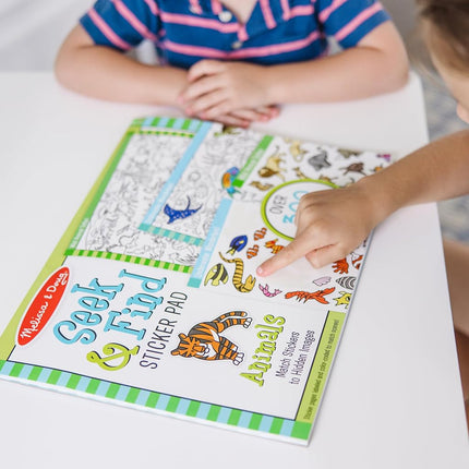 Melissa & Doug Seek And Find Sticker Pad � Animals (400+ Stickers, 14 Scenes To Color) [Kitchen] [Apr 29, 2020] Melissa & Doug