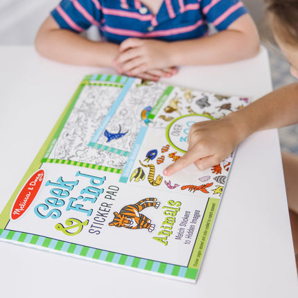 Melissa & Doug Busca y encuentra un bloc de pegatinas - Animales (más de 400 pegatinas, 14 escenas para colorear) [Cocina] [29 de abril de 2020] Melissa & Doug
