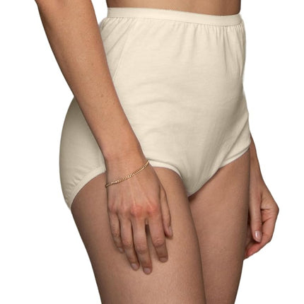 Vanity Fair Women's Perfectly Yours Tailored Cotton Brief Panty 15318, Candleglow, XXXXX-Large