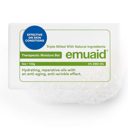 Emuaid Therapeutic Moisture Bar 5oz Bath Soap Skin