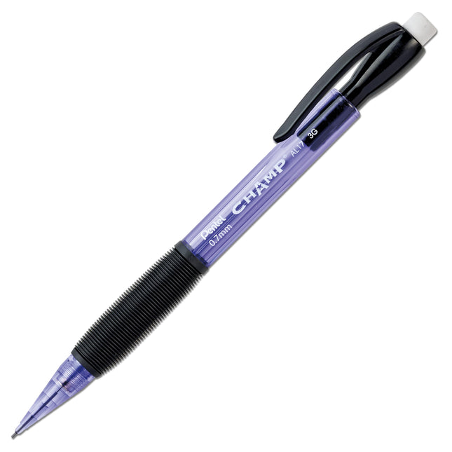 Pentel CHAMP Mechanical Pencil, (0.7mm), Violet Barrel, Box of 12 (AL17V)