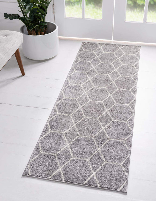 Unique Loom Trellis Frieze Collection Lattice Moro