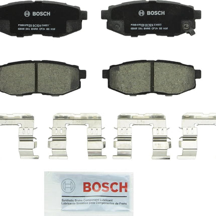 Bosch BC1124 QuietCast Premium Ceramic Disc Brake Pad Set For Select Scion FR-S; Subaru B9 Tribeca, BRZ, Forester, Legacy, Outback, Tribeca; Toyota 86; Rear