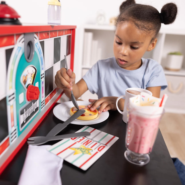 Maison de jeu restaurant Star Diner Melissa & Doug (41 pièces)