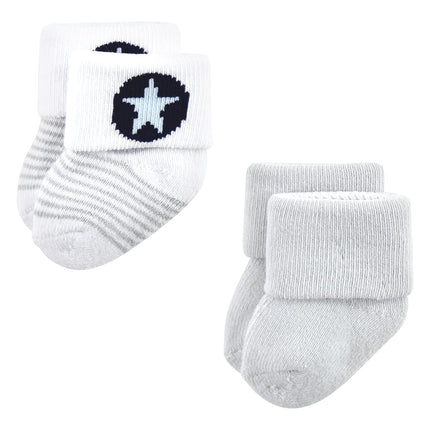 Luvable Friends Baby Girls Unisex Newborn Terry Socks, Airplane 12-Pack, 6-12 Months, (Pack of 12)