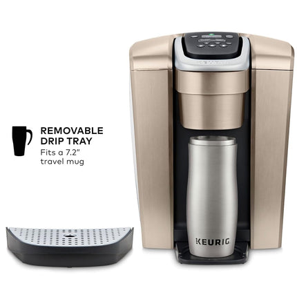 Keurig K-Elite Single Serve K-Cup Pod Coffee Maker, Brushed Gold