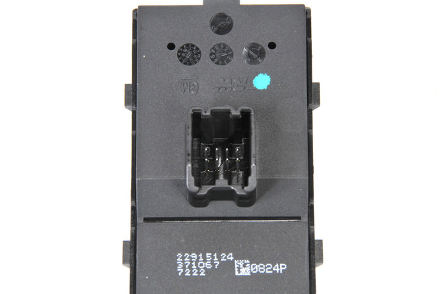 GM Genuine Parts 22915124 Jet Black Front Door Window Switch