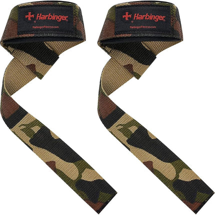 Harbinger Padded Cotton Lifting Straps with NeoTek