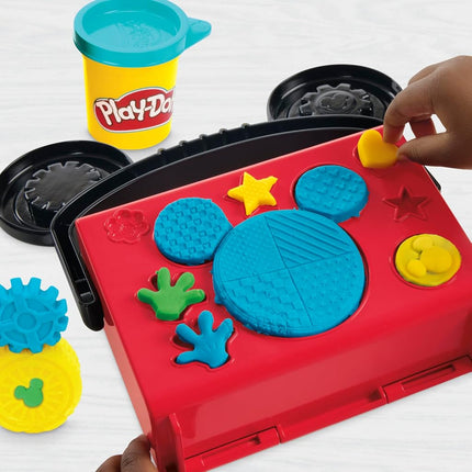 Play-Doh Disney Junior On-the-Go Garage Mickey Mouse Playset, Arts & Crafts Preschool Toys for Children Aged 2+