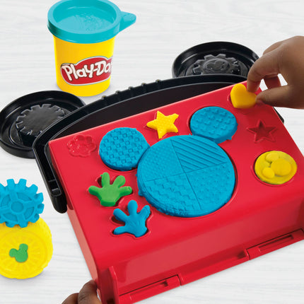 Play-Doh Disney Junior On-the-Go Garage Mickey Mouse Playset, Arts & Crafts Preschool Toys for Children Aged 2+