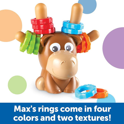 Learning Resources Max the Fine Motor Moose, Fine Motor Toy for Toddlers, Ages 18 mos+