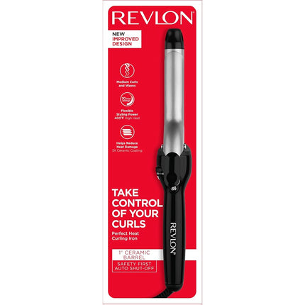 Revlon RV051CF Perfect Heat 1-Inch Tourmaline Ceramic Curling Iron