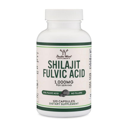 Shilajit Resin Capsules (20% Fulvic Acid Supplemen