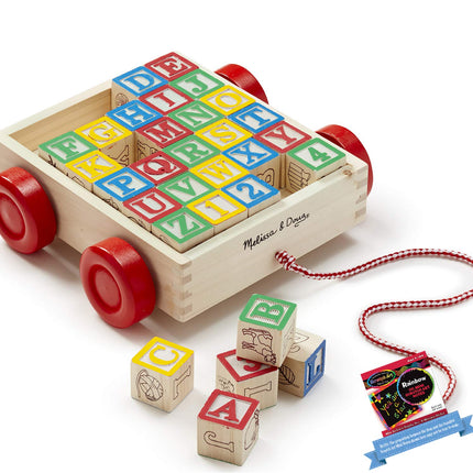 Melissa & Doug Classic ABC: 30-Piece Wooden Block 