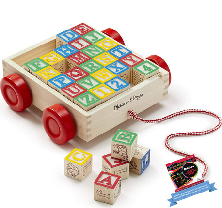Melissa & Doug Classic ABC: 30-Piece Wooden Block 