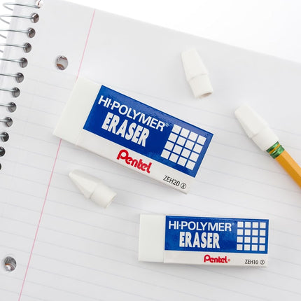 Pentel Hi-Polymer Block Eraser, Super XL White, 1-Pk (ZEH99BP)