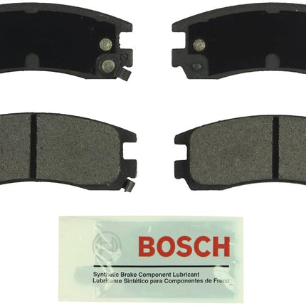 BOSCH BE814 Blue Ceramic Disc Brake Pad Set - Compatible With Select Buick LaCrosse, Rendezvous; Chevrolet Impala, Monte Carlo, Venture; Oldsmobile Silhouette; Pontiac Aztek, Montana; REAR