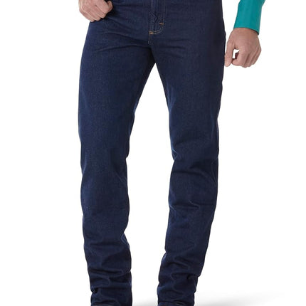 Wrangler Men's Premium Performance Cowboy Cut Regular Fit Jean, Navy, 33W x 30L