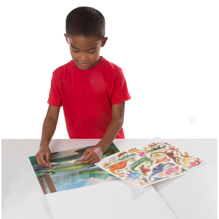 Melissa & Doug Carnet d'autocollants réutilisables Préhistoire