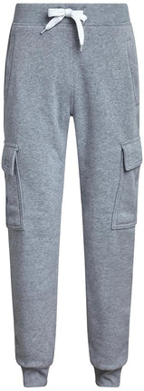 Southpole Men's Active Basic Jogger Fleece Pants Sweatpants, Heather Grey (C, X-Large