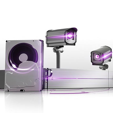 WD Purple 1TB Surveillance Hard Disk Drive - Intellipower SATA 6 Gb/s 64MB Cache 3.5 Inch