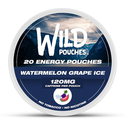 Wild 20 x 120mg Caffeine Pouches Nicotine Free Ice