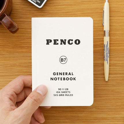 Hi-Tide CN158 Penco Notebook B7 Square White