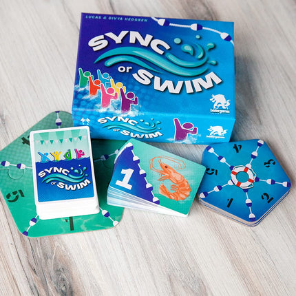 Bezier Games Sync or Swim Board Game - Board Game - 6 Players - Ages 14+