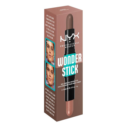 NYX Professional Makeup Wonder Dual-Ended Face Shaping Stick, 03 Light Me