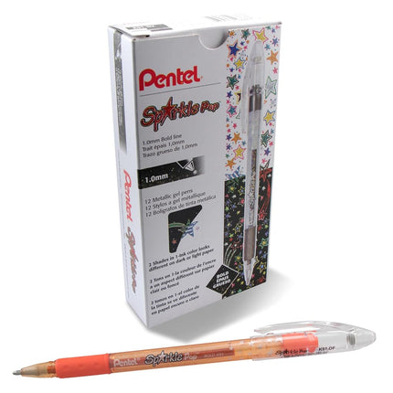 Sparkle Pop Metallic Gel Pen, (1.0mm) Bold Line, Orange-Yellow