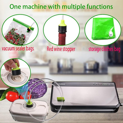 Generic Vacuum Bottle Stoppers Hose with Accessories Compatible with FoodSaver Package Includes 6 Wine Corks + 1 Set Hose Accessories