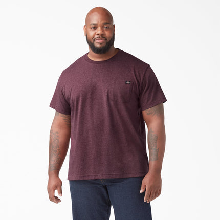 Dickies Men's Short Sleeve Performance Cooling Tee T-Shirt, Burgundy Heather, 2T