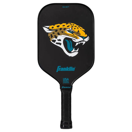 Franklin Sports NFL Jacksonville Jaguars Pickleball Paddle - Official NFL Team Pickleball Paddles - USAP (USAPA) Approved Premium Quality Pickleball Paddles - Authentic Team Logos + Colors