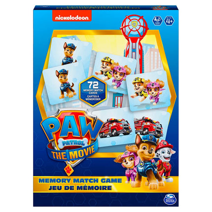 Paw Patrol The Movie Memory Match Game