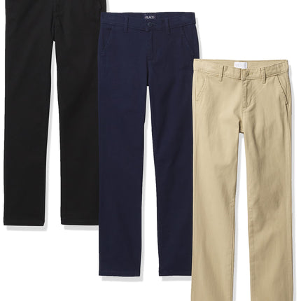 The Children's Place Girls Skinny Chino Pants,Blac