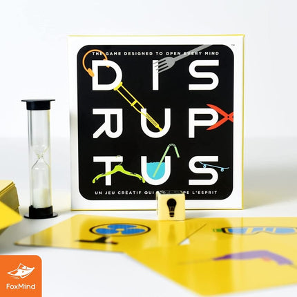 FoxMind Games Disruptus - an Award-Winning Card Game Designed to Open Every Mind