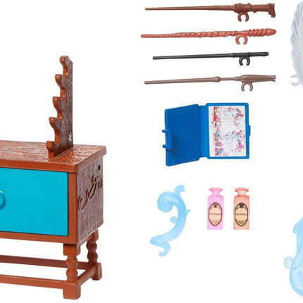 Mattel Harry Potter Toys, Diagon Alley Collectible Shops, Ollivanders Wand Shop, 10 Movie-Inspired Accessories with Surprises