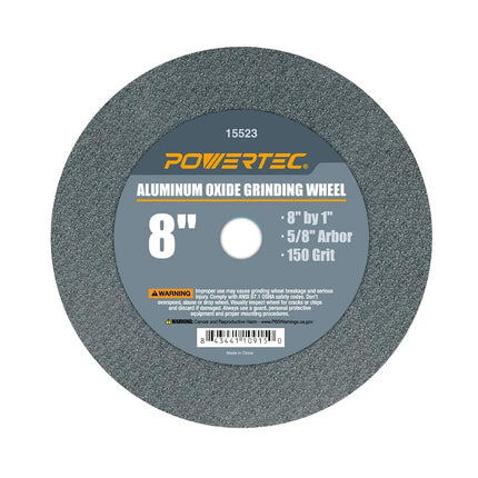 POWERTEC 15523 Aluminum Oxide Grinding Wheel 150 G