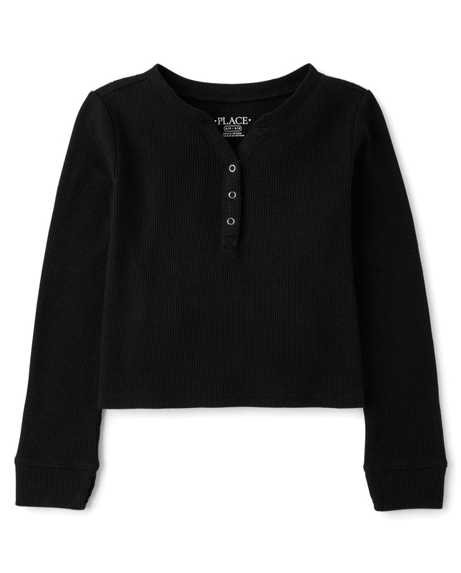 The Children's Place Girls' Basic Long Sleeve Ther