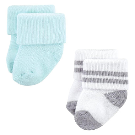 Hudson Baby Calcetines de Felpa y Algodón Rico para Bebés Niñas Recién Nacidas, Oveja, Paquete de 12, 0-6 Meses