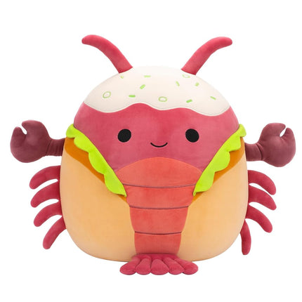Squishmallows Original 35 cm Lorono le homard dans son hot-dog au homard - Peluche officielle Jazwares (Grande)