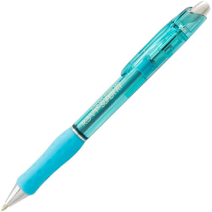 Bolígrafo Pentel RSVP Super RT, línea mediana (1,0 mm), tinta azul cielo, caja de 12 (BX480-S)