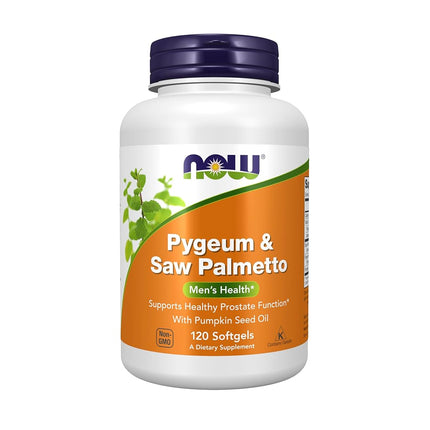 NOW Pygeum & Saw Palmetto,120 Softgels
