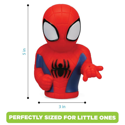 Marvel Spidey & Friends - 5 Piece Bath Squirter Bucket Set - Bath Toys for Baby and Toddlers - Includes Organizer Bucket - Store Bath Time Water Toys