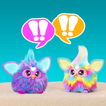 Furby Tie Dye Interactive Plush Toy - English Version, Batikfärbung