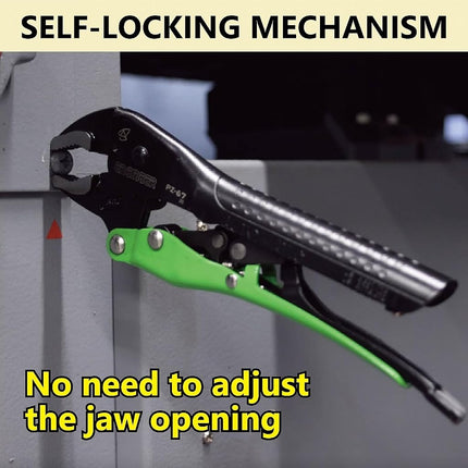 ENGINEER PZ-67 Auto Locking Pliers with Screw Remover, Screw Saurus VP-4 Crushed/Rusted Screw Remover For φ0.1-0.37 inches (3-9.5 mm)