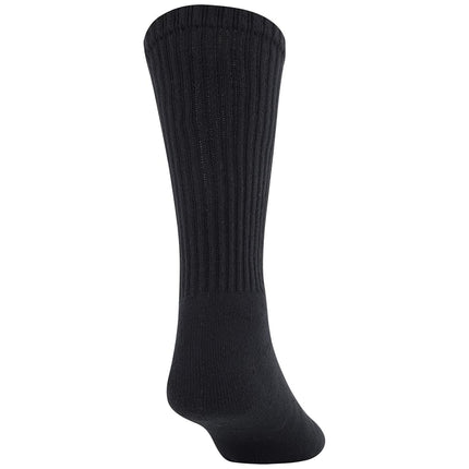 Gold Toe Men's 656s Cotton Crew Socks, Multipairs athletic socks, Black (6-pairs), L UK