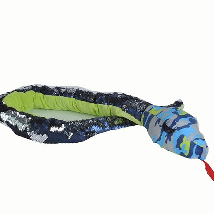Wild Republic Sequin Snake Plush, Stuffed Animal, Plush Toy, Kids Gifts, 54 Inches