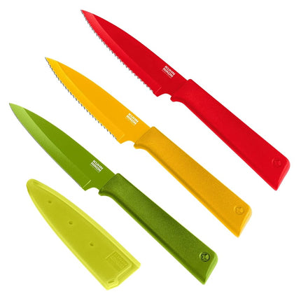 Kuhn Rikon Colori+ Prep 3 Pc Kitchen Knife Set (1x